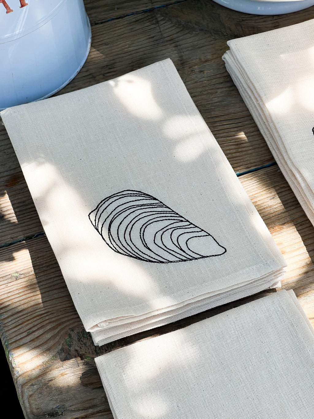 Набір з 4-х , бавовняних серветок для сервірування "Sea"