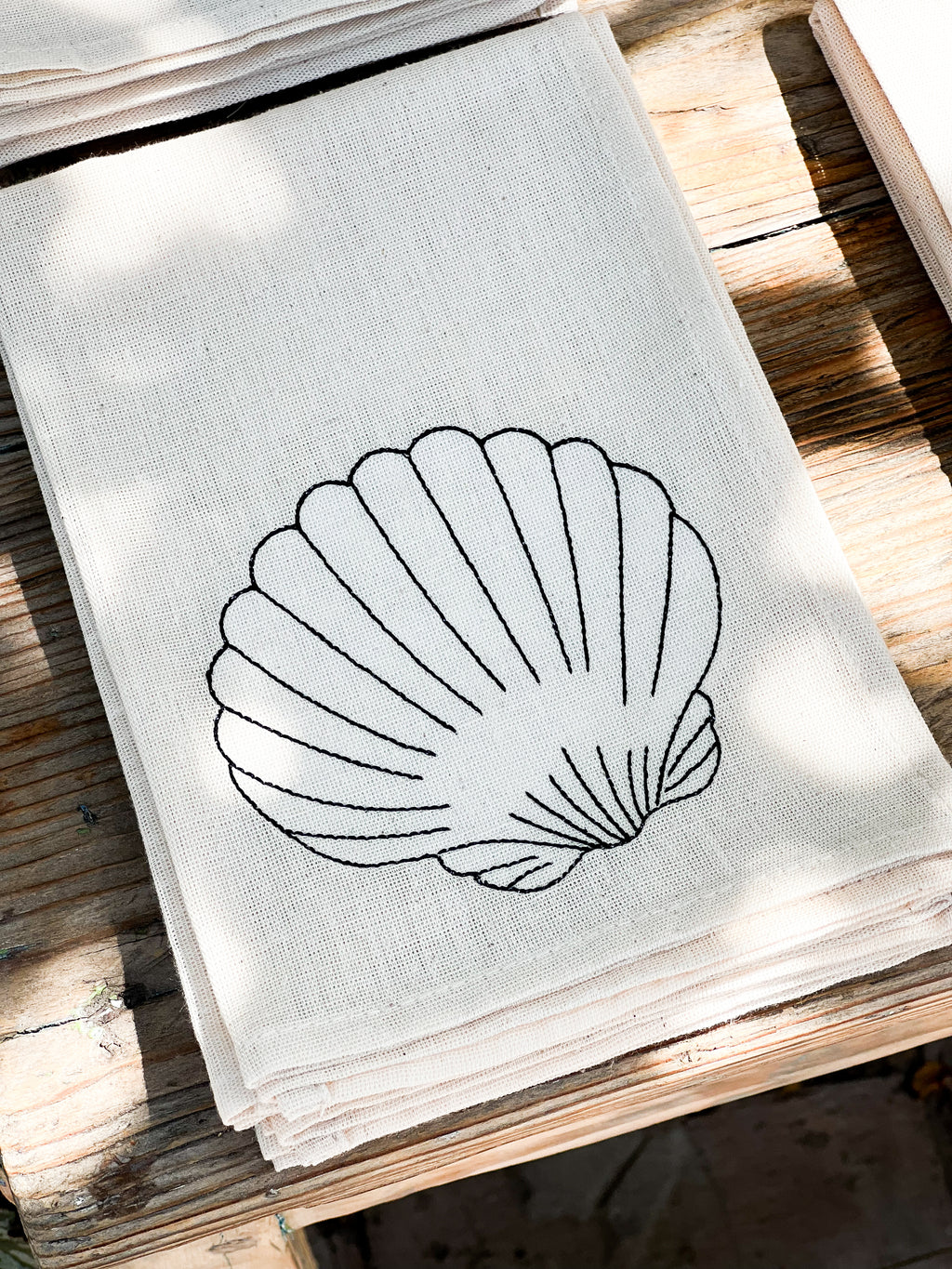 Набір з 4-х , бавовняних серветок для сервірування "Sea"