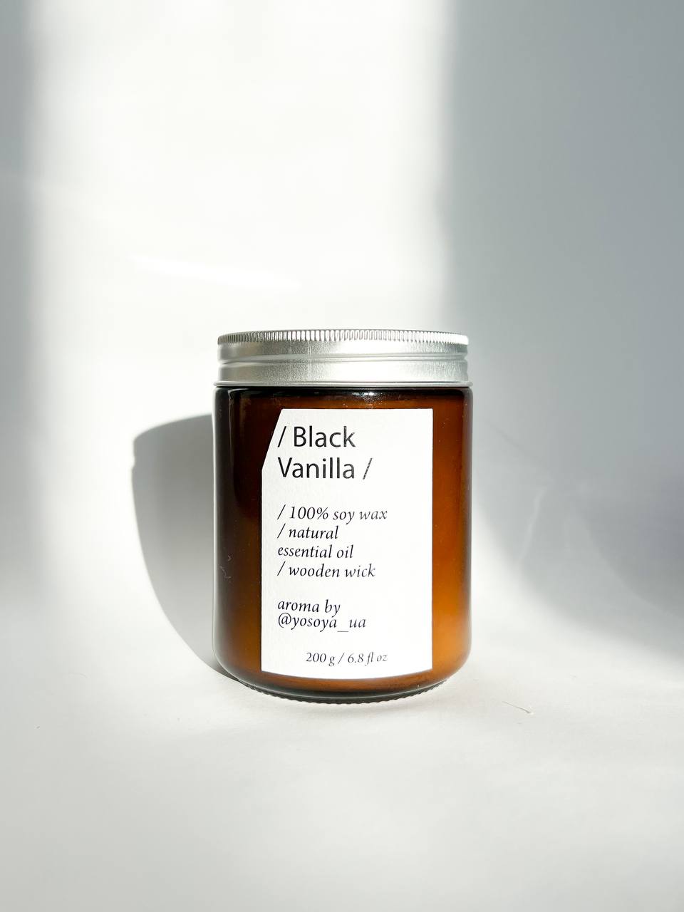 Соєва свічка Black Vanilla 200g