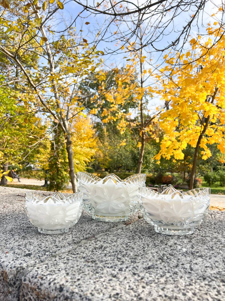 Свічка у вінтажі "Каштани Києва"