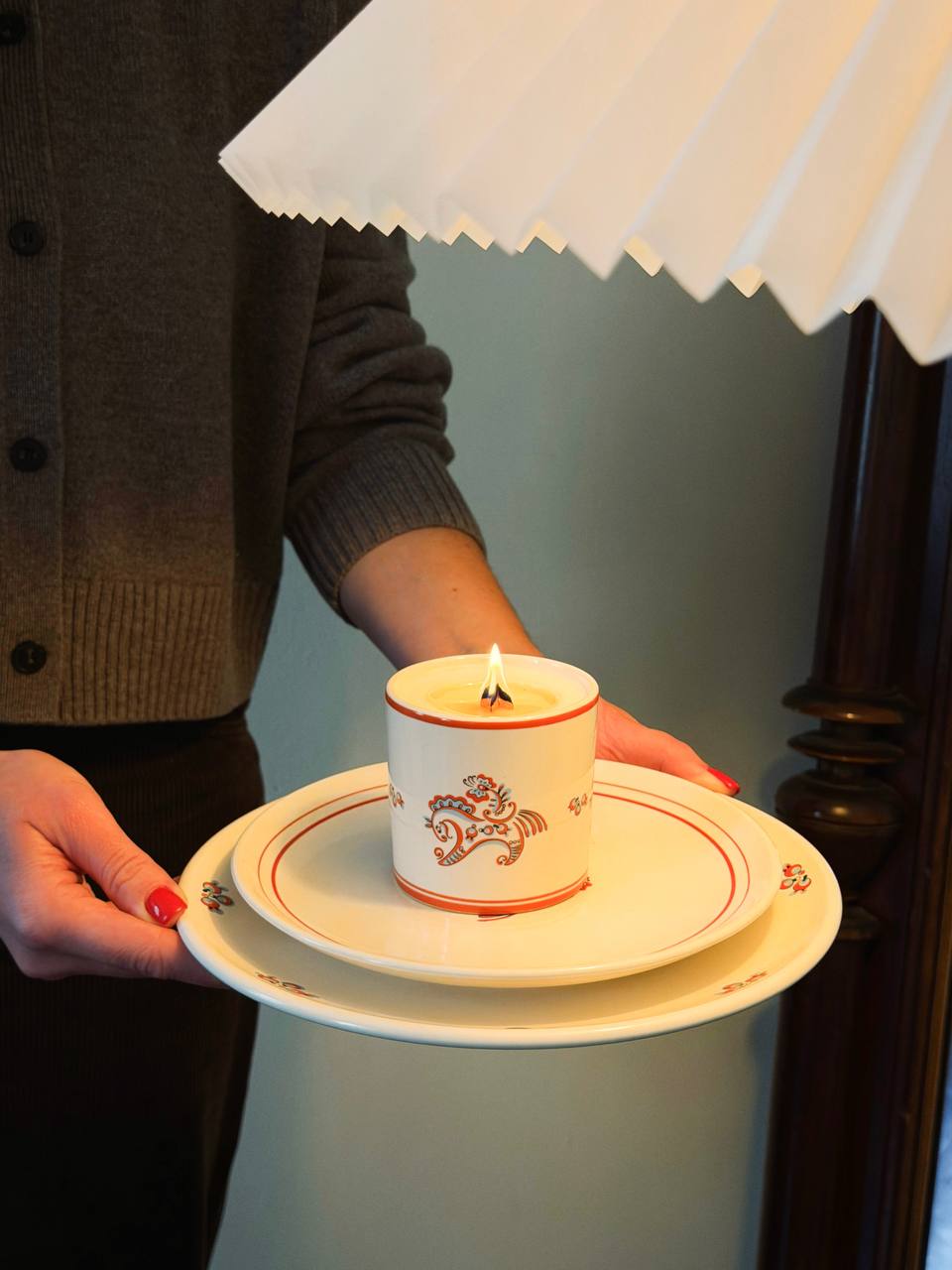 Соєва свічка "Кінь у яблуках"